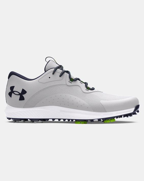 Men's UA Charged Draw 2 Wide Golf Shoes, Gray, pdpMainDesktop image number 0